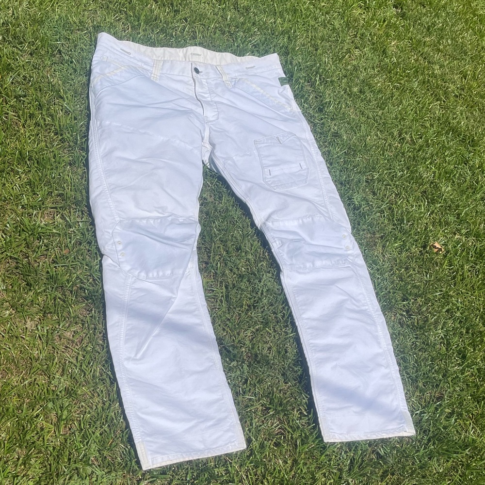 G-Star White Cargo Pants